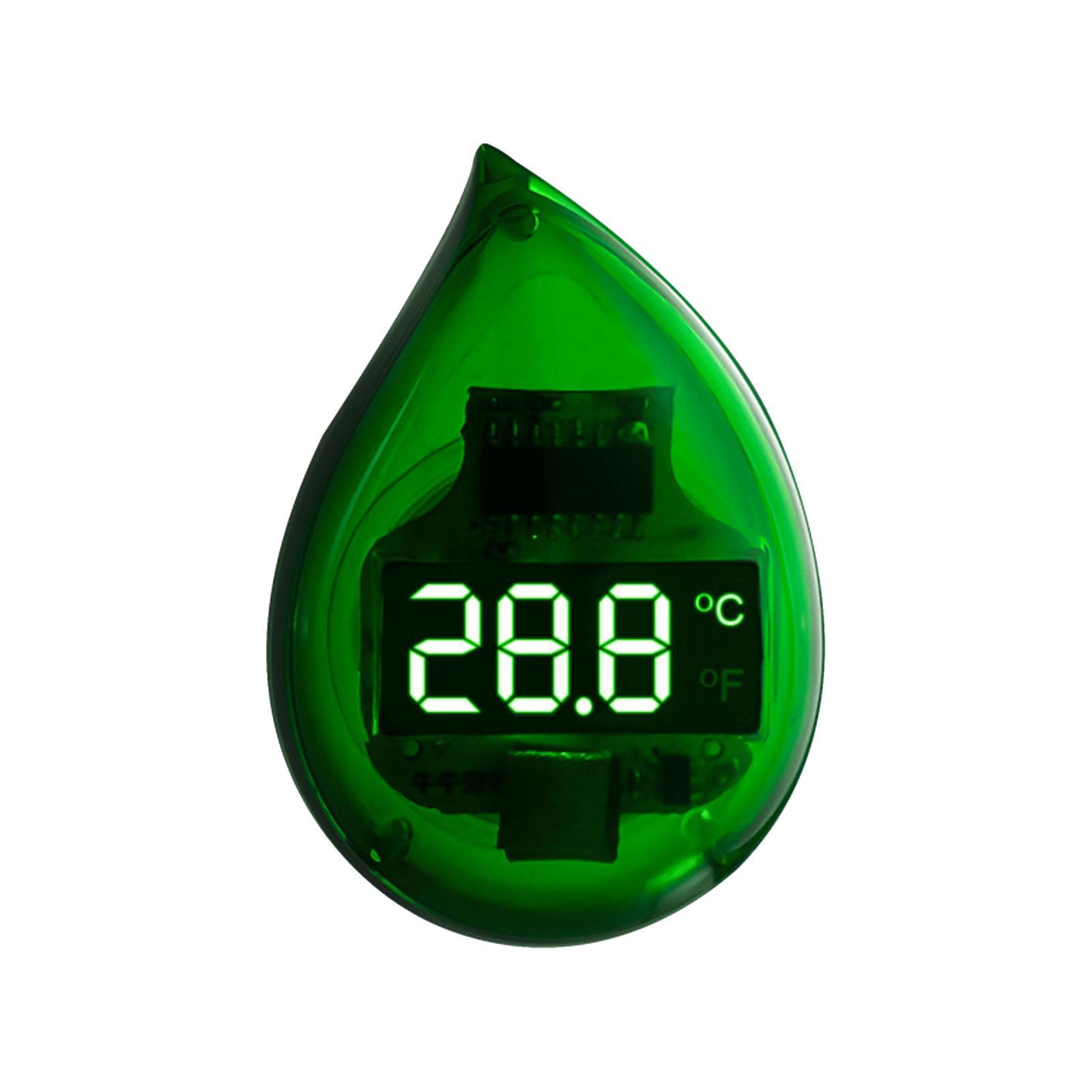 Aquarium Thermometer Stick on LED Display Fish Tank Thermometer Easy to Read