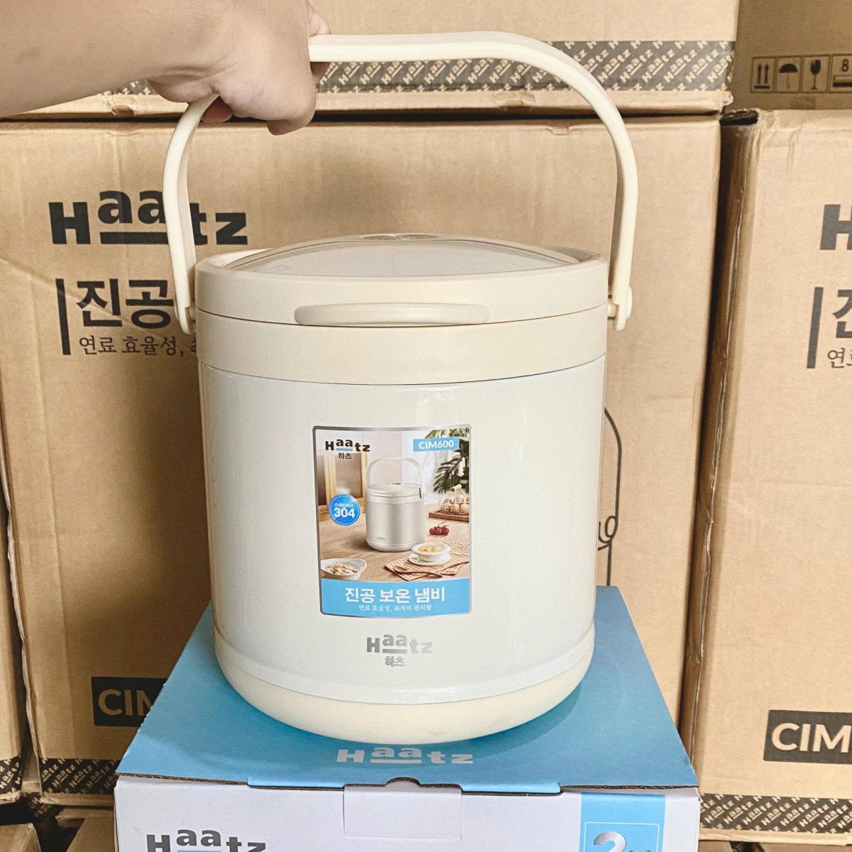 Nồi ủ nhiệt chân không Hàn Quốc, phiên bản cỡ lớn 6L - hàng chính hãng