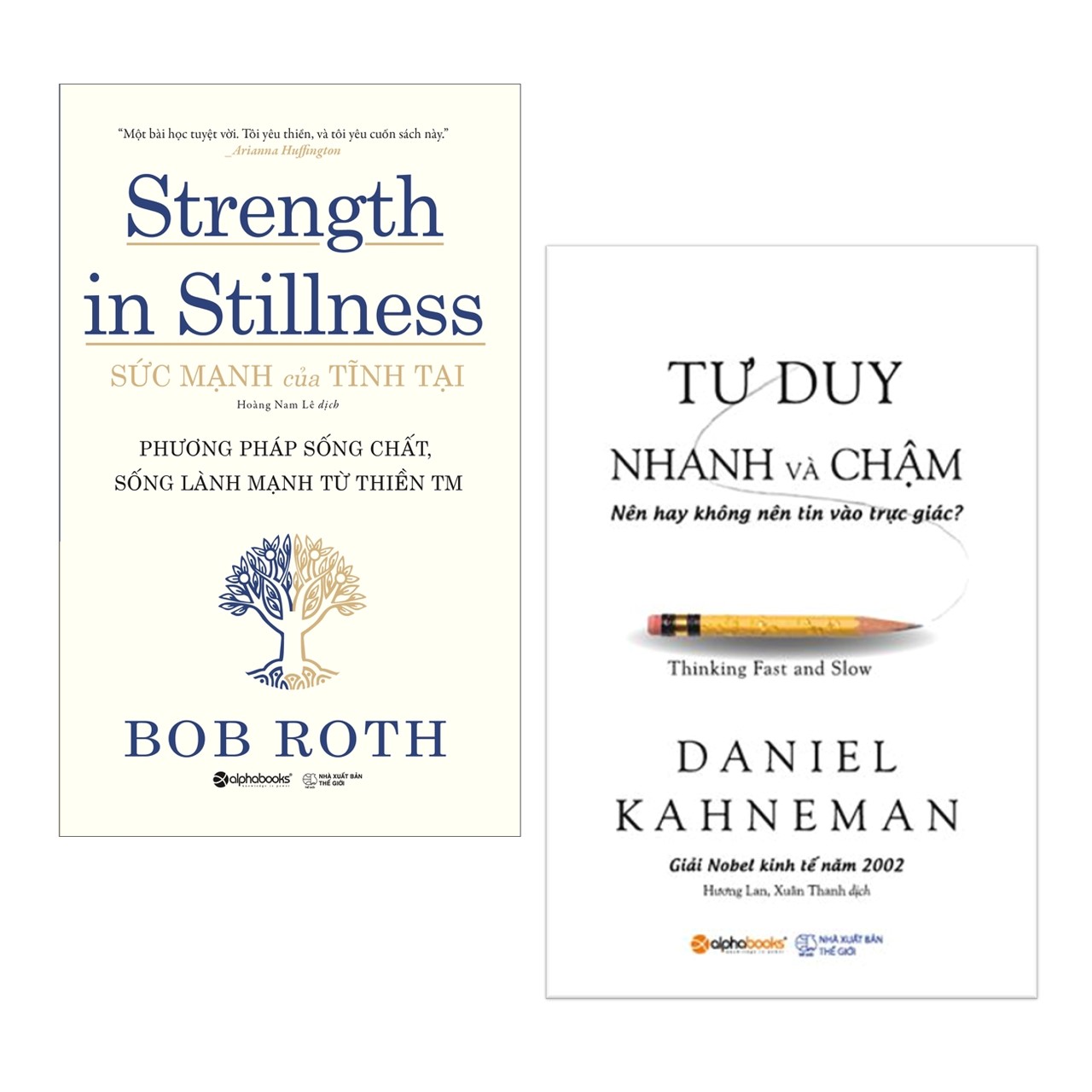 Combo Sách: Sức Mạnh Của Tĩnh Tại - Strength In Stillness + Tư Duy Nhanh Và Chậm