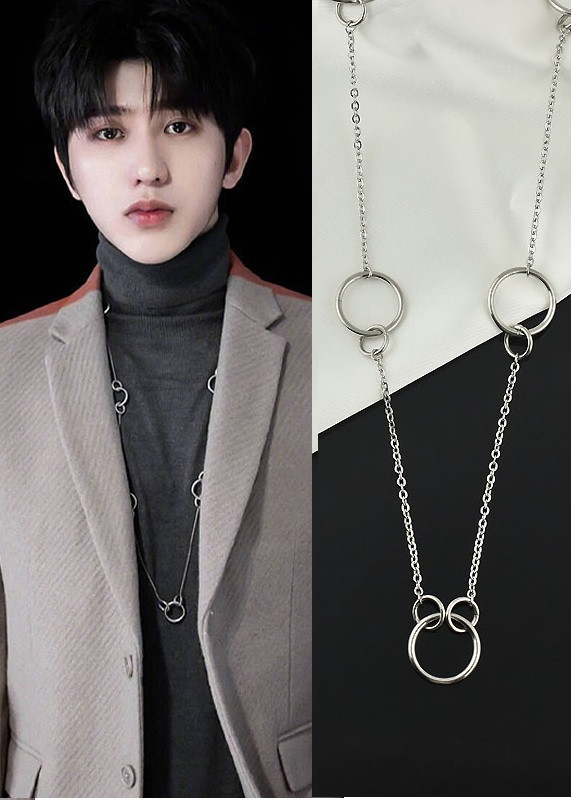 Dây chuyền vòng cổ idol Cai Xukun style Hàn Quốc