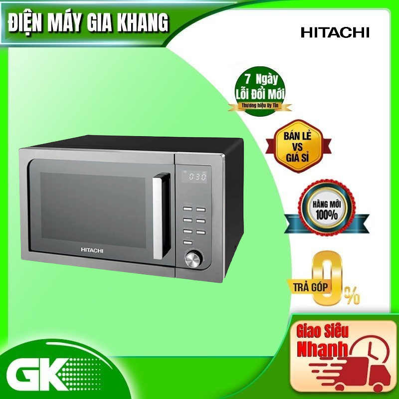 Lò vi sóng kết hợp nướng Hitachi 23 lít HMR.DG2312 - Hàng chính hãng ( Chỉ giao HCM )