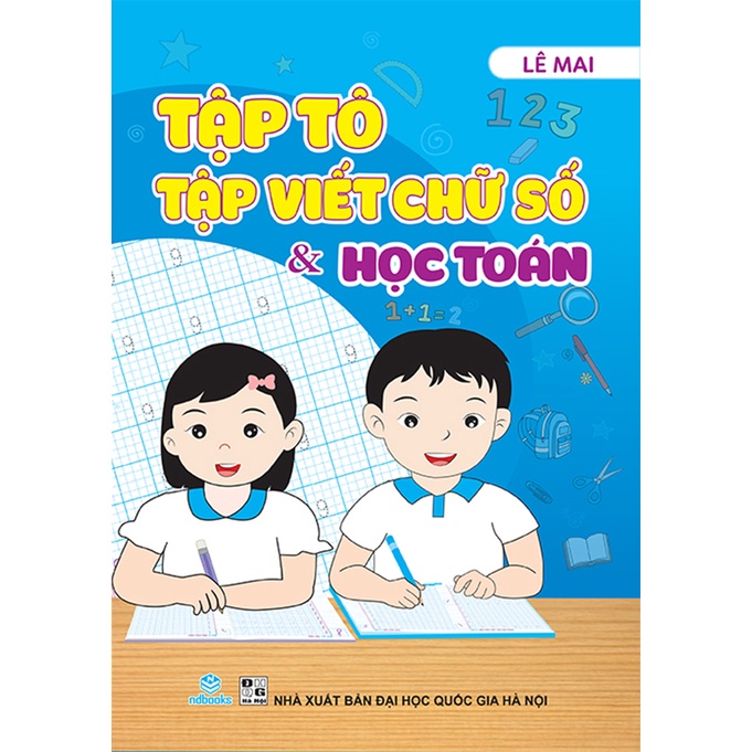 Sách - Combo 5 cuốn Tập tô tập viết chữ, số và học Toán, Hành trang vào lớp 1 - Lê Mai - ndbooks