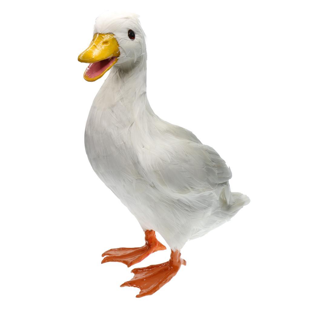 Realistic Duck Ornament Decoy Home Garden Water Pond Pool Decor