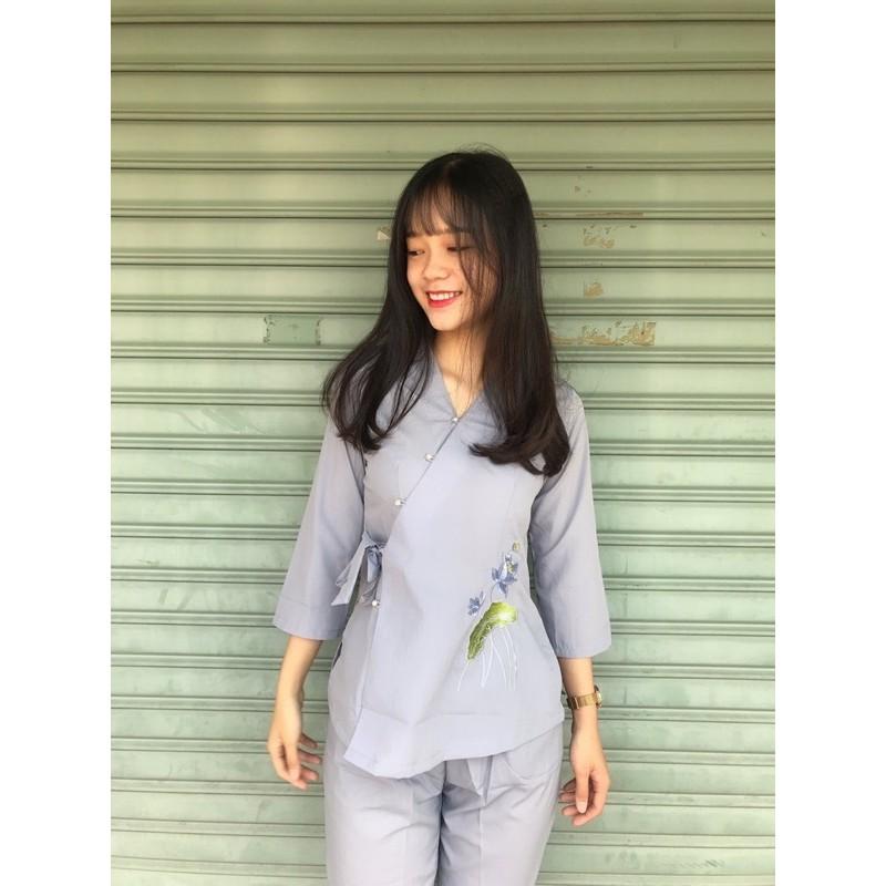 Đồ Lam Đi Chùa #Pháp Phục Phật Giáo#xéo nhật nơ