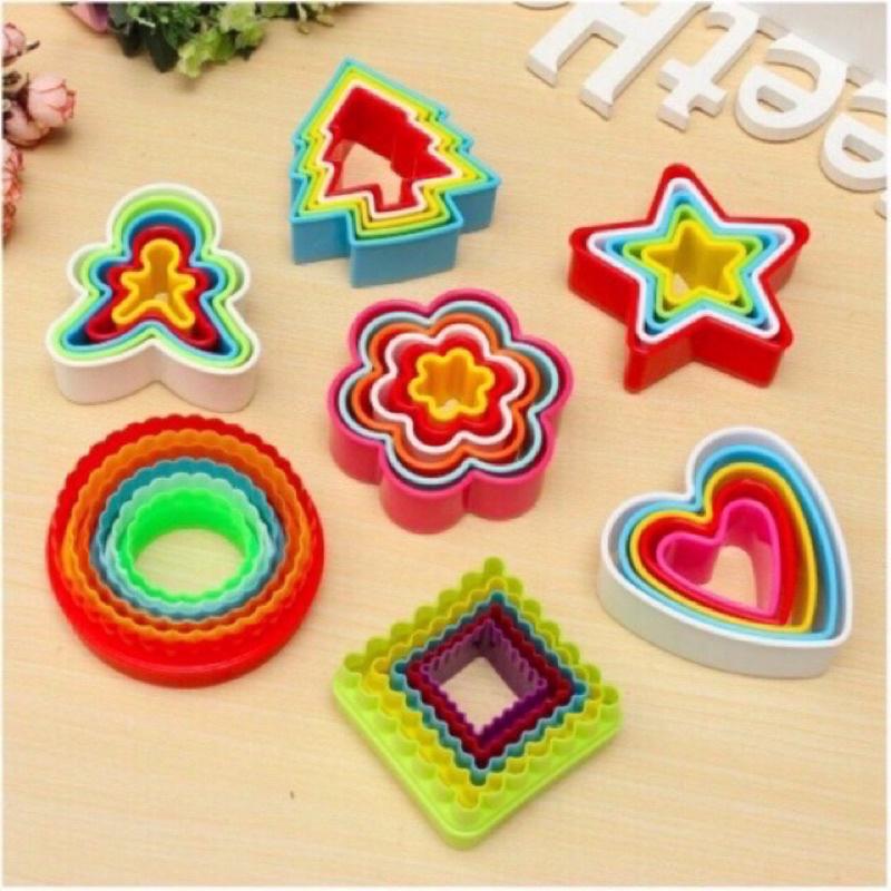Cutter nhựa các hình / Bộ khuôn cắt bánh