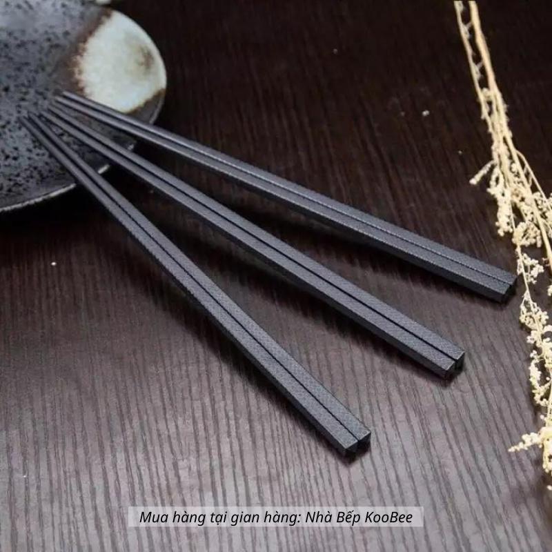 Set 10 đôi đũa Nhật sợi thuỷ tinh Glass Fiber - Đũa Nhật kháng khuẩn chống nấm mốc chống trơn trượt