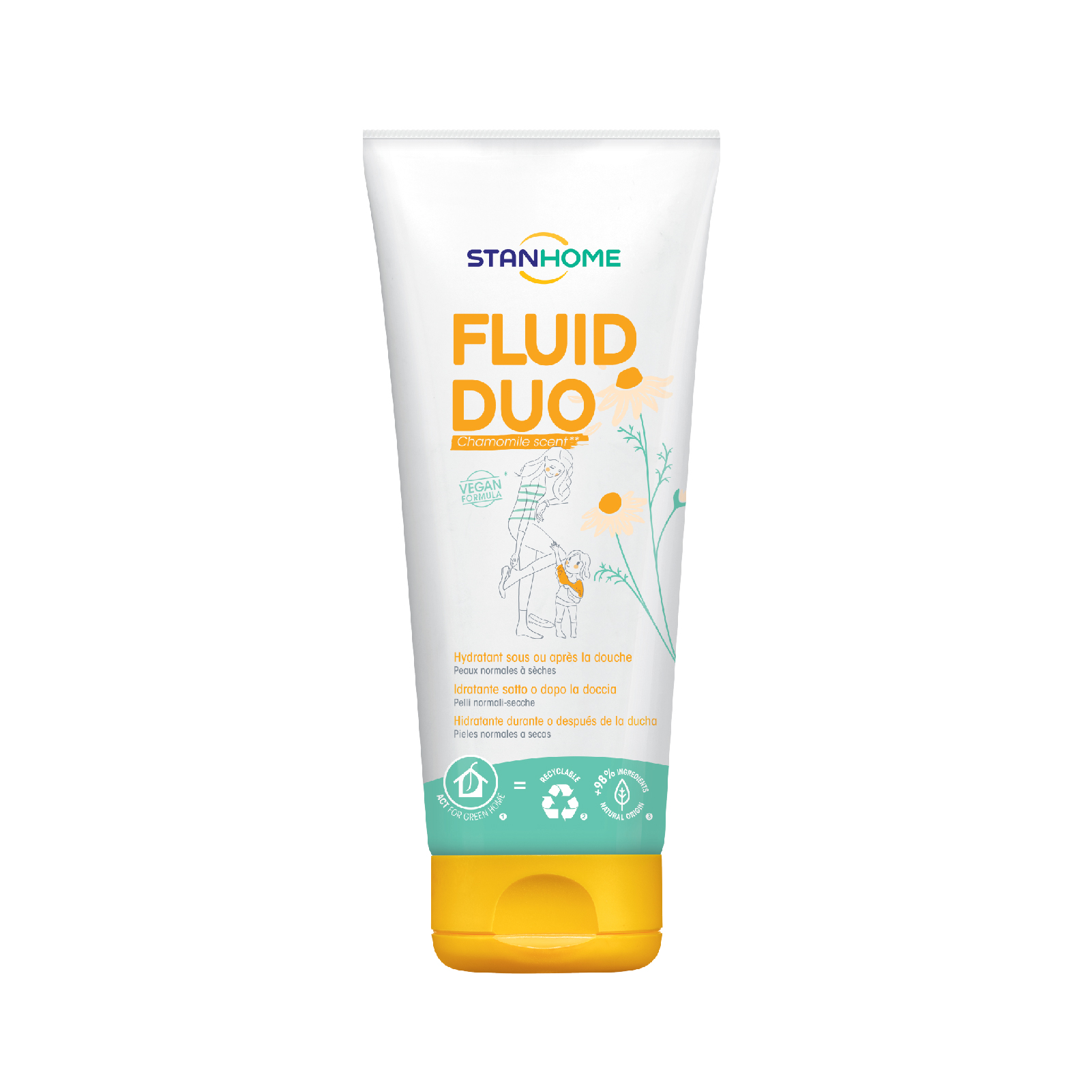 Kem dưỡng ẩm cho da khô, da nhạy cảm Stanhome FLuid Duo Chamomille 250ml- bản limited