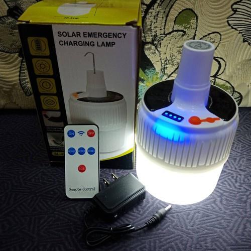 Bóng Đèn Led Tích Điện Loại 100w Có Điều Khiển Từ Xa, Củ Sạc Kèm Theo