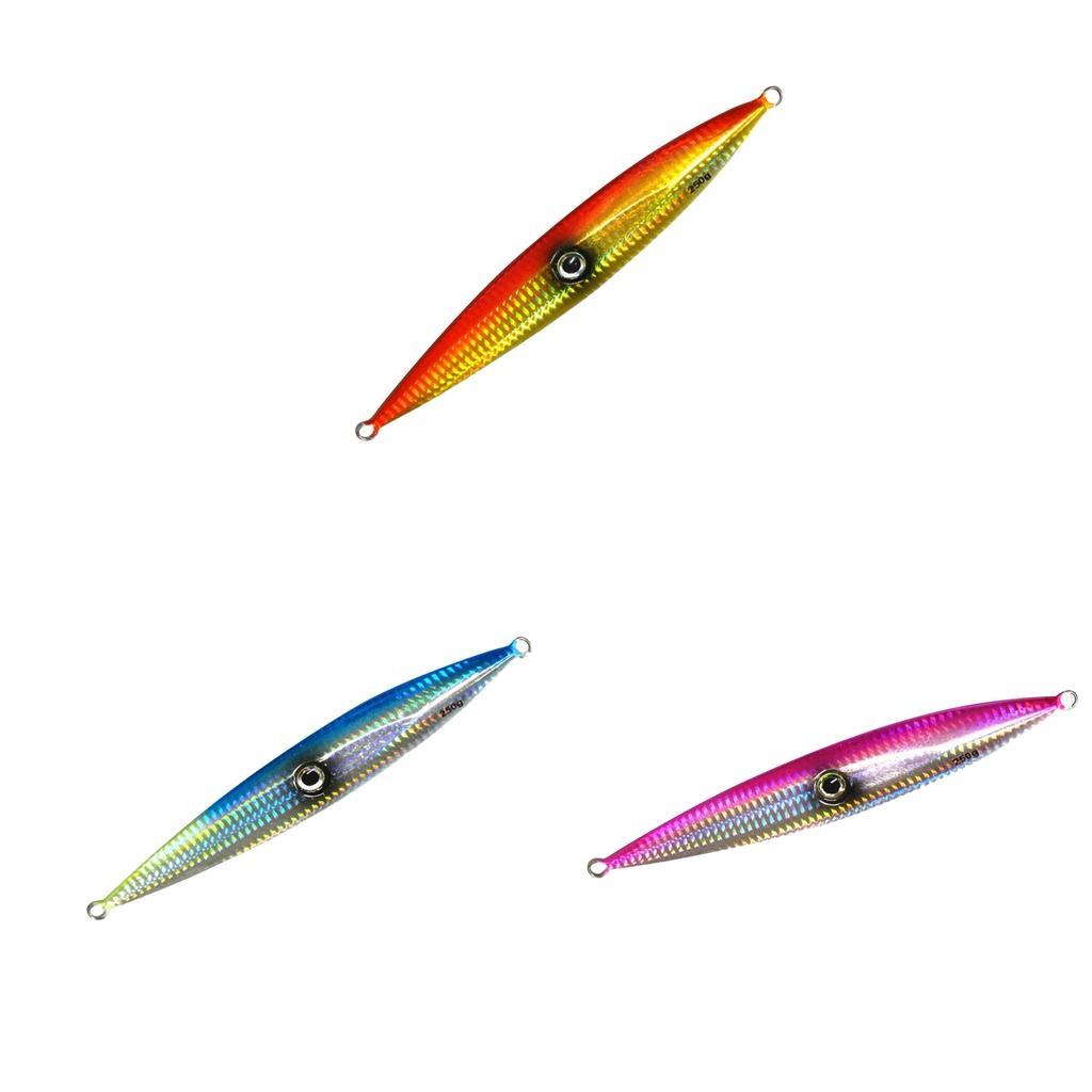 Saltwater Jigging Lures 250g Hard Fishing Lures Heavy Weight Wobblers Artificial Bait