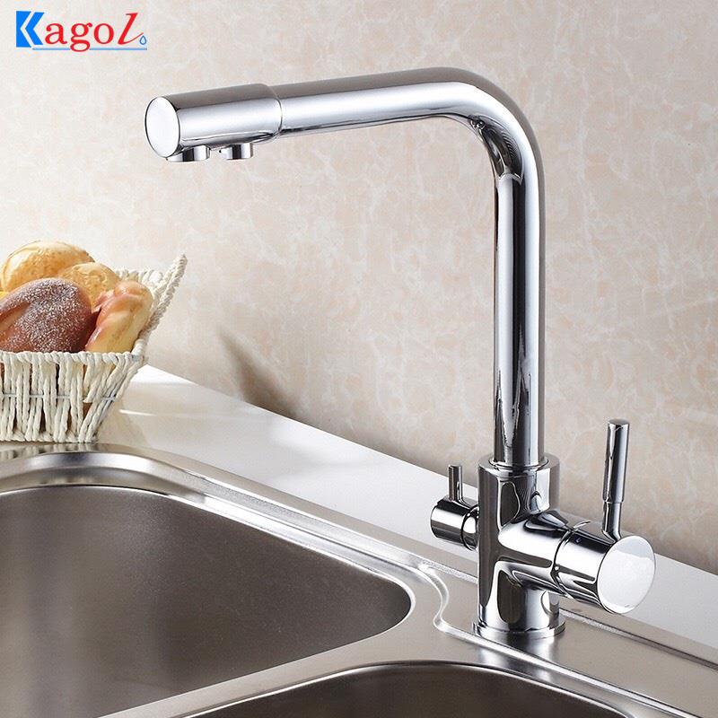 Vòi rửa bát 3 đường Nước Kagol K22