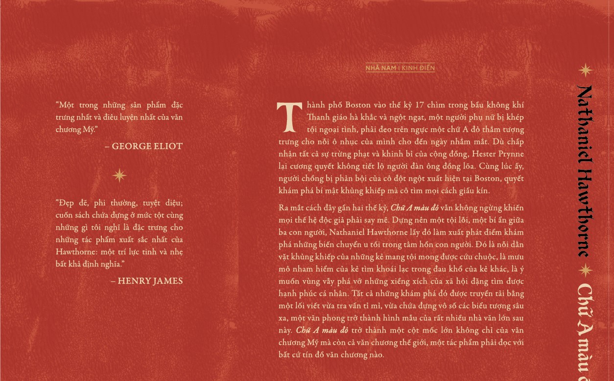Sách - Chữ A màu đỏ (Nathaniel Hawthorne) (Nhã Nam Official)