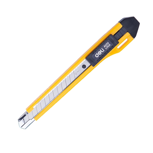 Bộ 2 Dao Rọc Giấy Nhỏ 2031 Mới + Hộp Giấy - Không Lưỡi Phụ - Deli WD10150