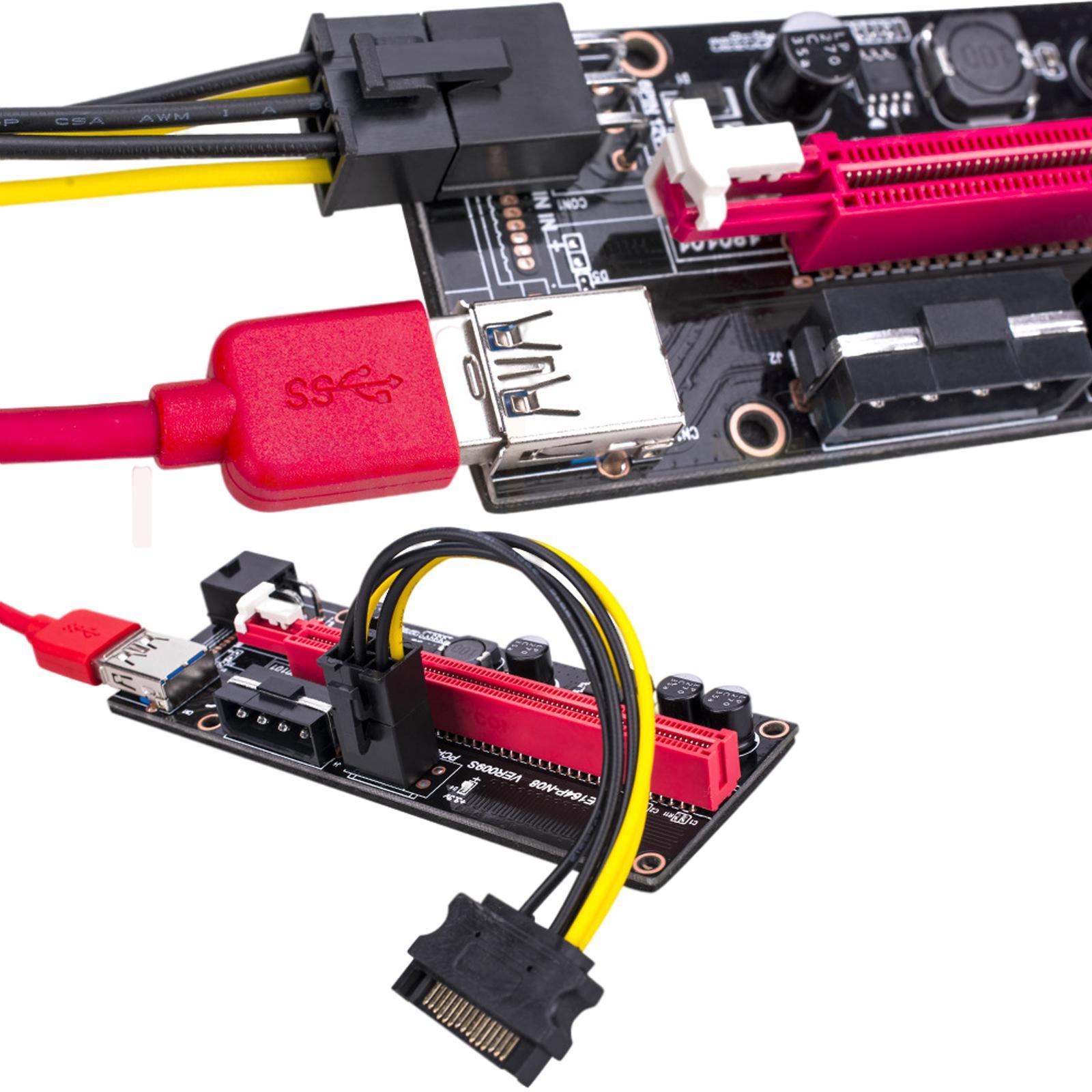 Ver009S 1x to 16x graphics expansion USB adapter card, 60cm USB 3.0