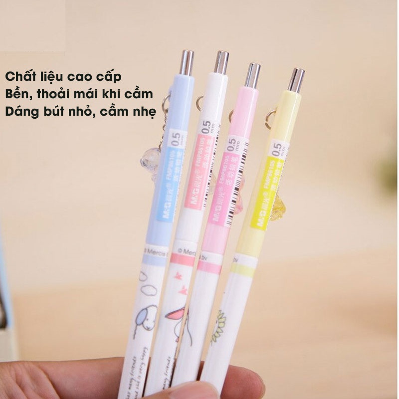 Bút chì kim bấm 0.5mm M&G FMP86105 có treo hình gấu