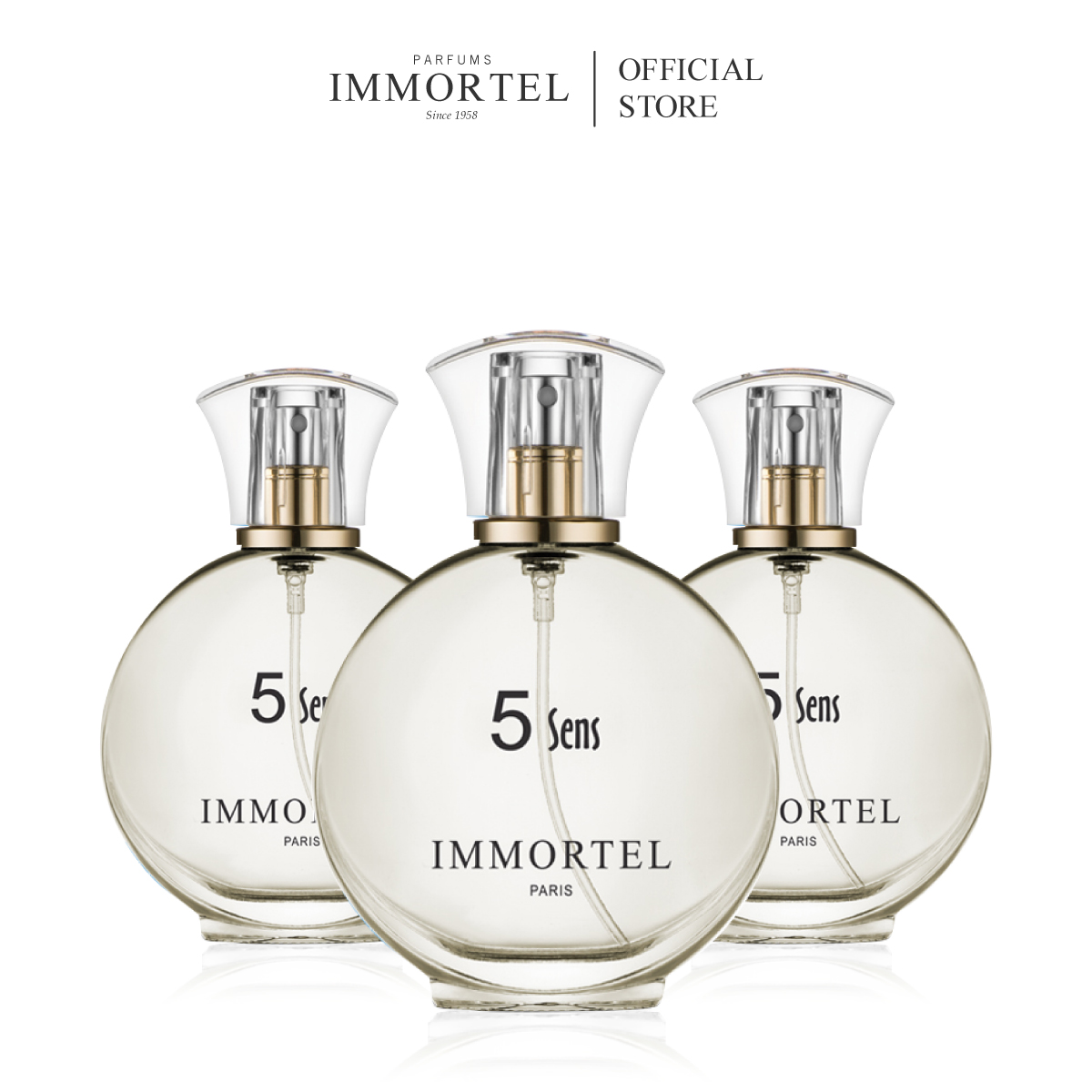 Nước hoa nữ IMMORTEL 5 Sens - 8mL EDP Chính hãng Pháp