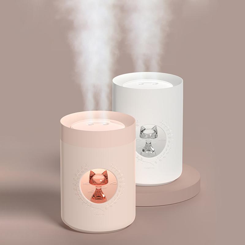 Pha Lê Máy Phun Sương Tạo Độ Ẩm USB Không Dây Máy Khuếch Tán Tinh Dầu Phun Sương Tạo Xịt LED Muối Thoáng Mát Sương Máy Phun Sương Tạo Độ Ẩm