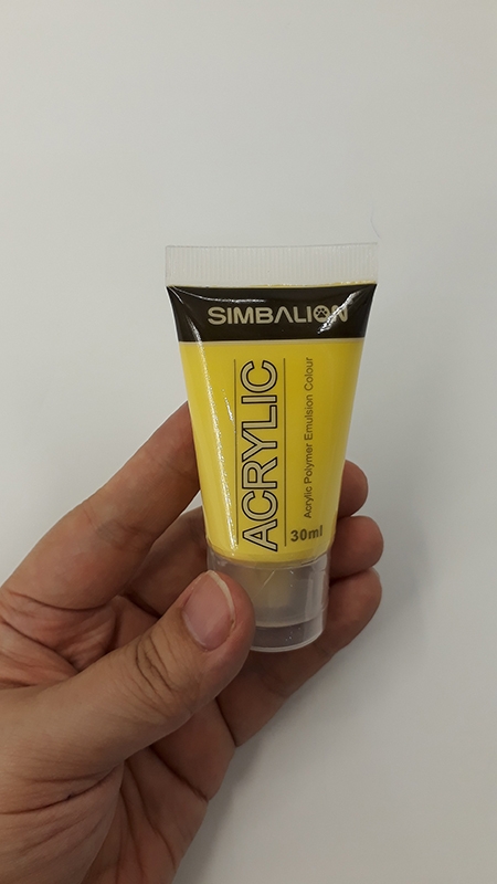 Màu Vẽ Simbalion Acrylic 30ml NAC30 - 21 - Vàng Ngà Voi