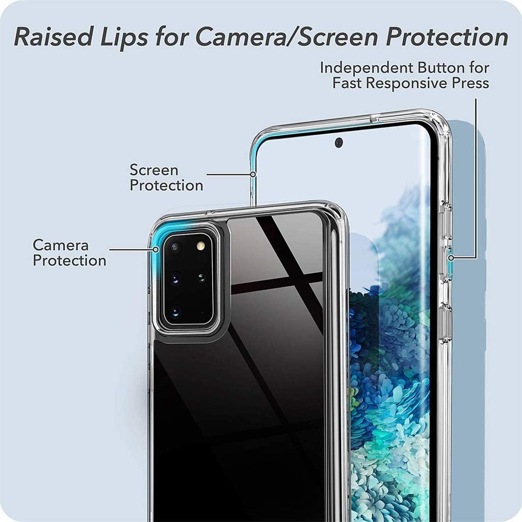 Hình ảnh Ốp lưng dẻo silicon cho Samsung Galaxy S20 Plus hiệu Ultra Thin (siêu mỏng 0.6mm, chống trầy, chống bụi) - Hàng nhập khẩu
