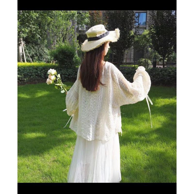 Áo ren, Áo kimono Đi Biển,Áo Choàng Kimono Đi Biển Áo Khoác Voan Kimono Đi Biển Đi Chơi