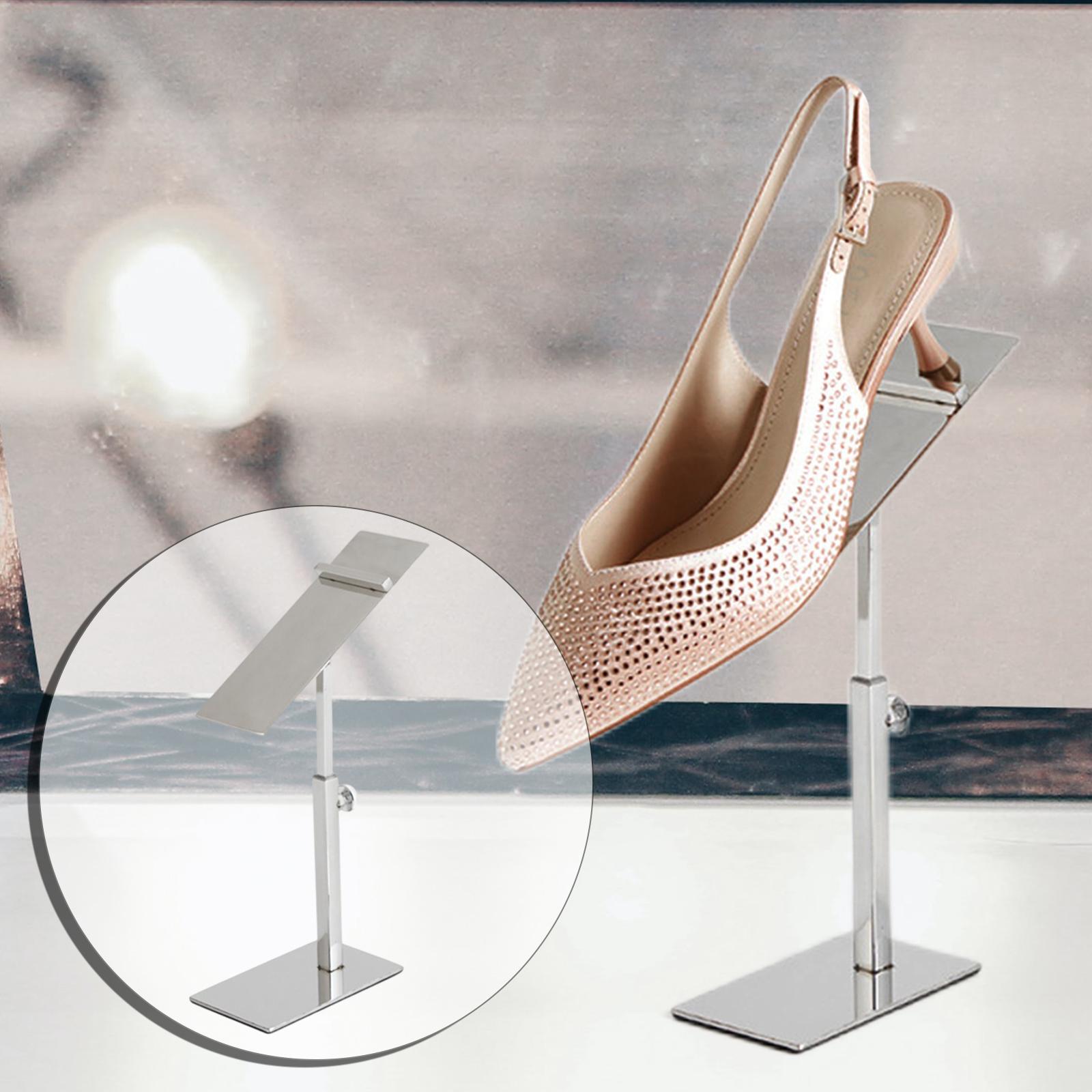 Shoe Display Stand, Shoe Display Rack Holder, Metal Display Stands, Shoe Store Display Stands for Women's Sandal, Sports Shoes