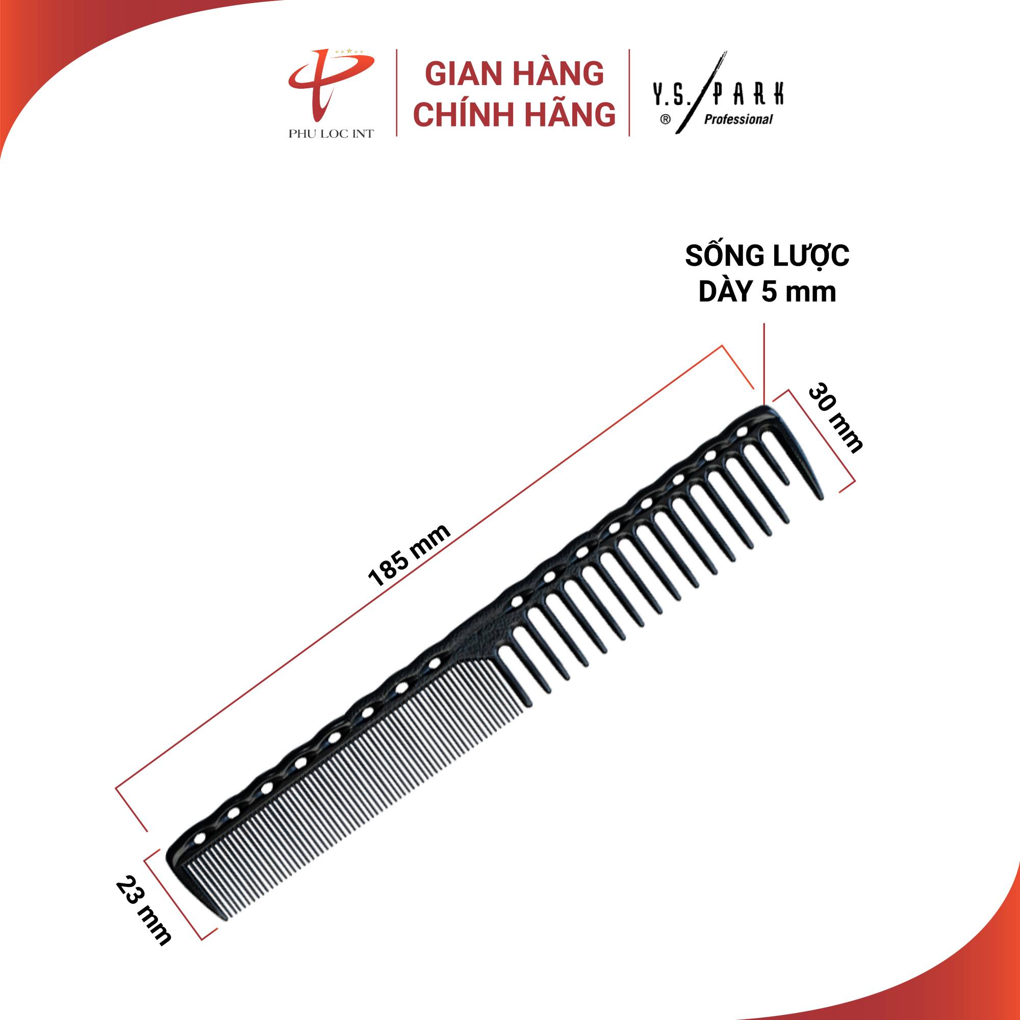 Lược cắt tóc nữ YS-332 chất liệu nhựa Ultem cao cấp chịu nhiệt 220 độ - Lược YS Park Professional nhập khẩu Nhật Bản