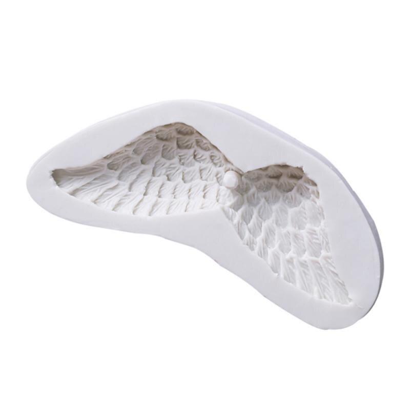 Angel Wings Silicone Mold Baking Accessories 3D DIY Sugar Craft Chocolate Cutter Mould Fondant Bakeware Cake Decorating Tool