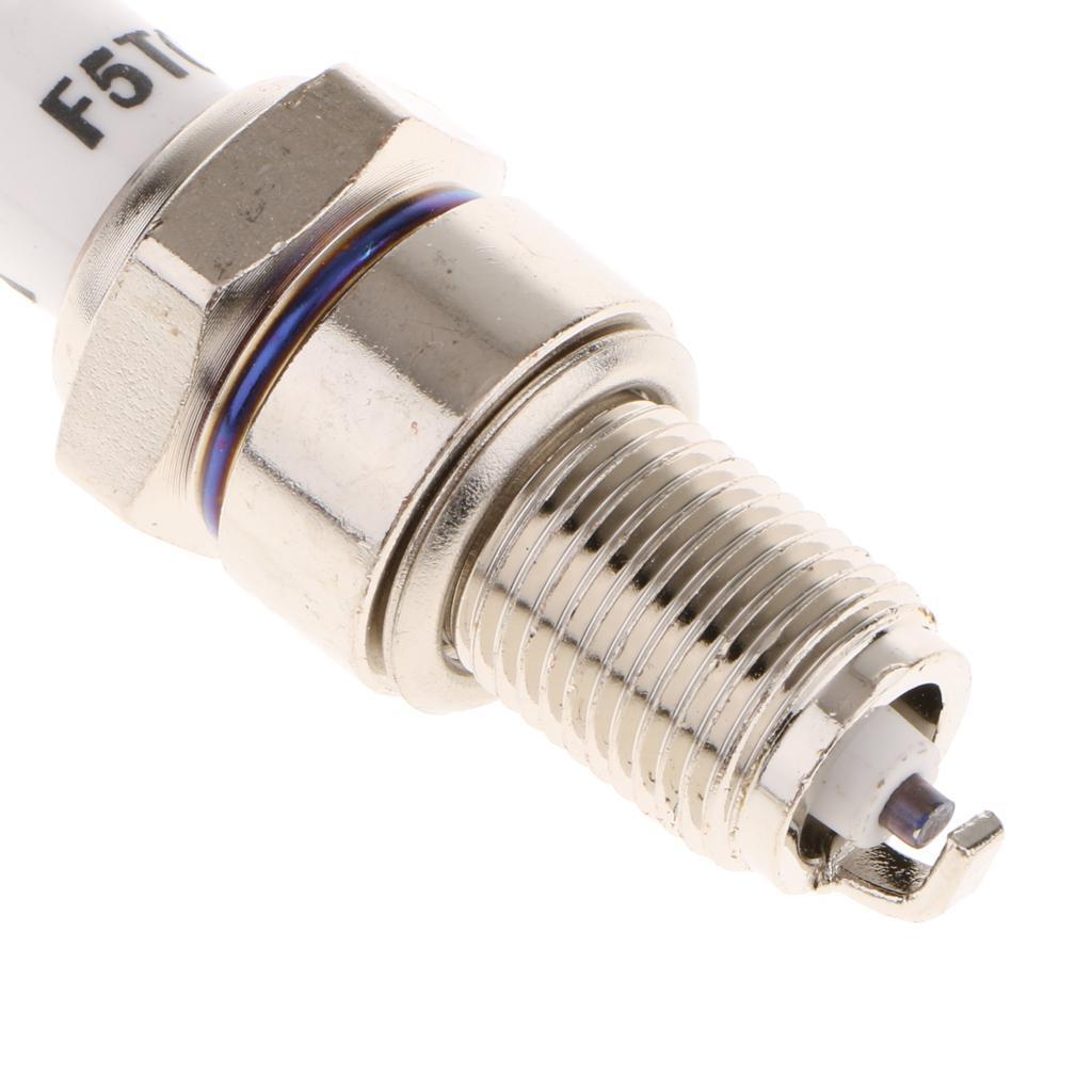 4 Pieces Motorcycle Automobile ATV Standard Spark Plug F5TC
