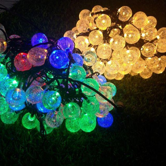 ĐÈN LED CHERRY BI BỘT TRONG SUỐT ÁNH ĐỦ MÀU