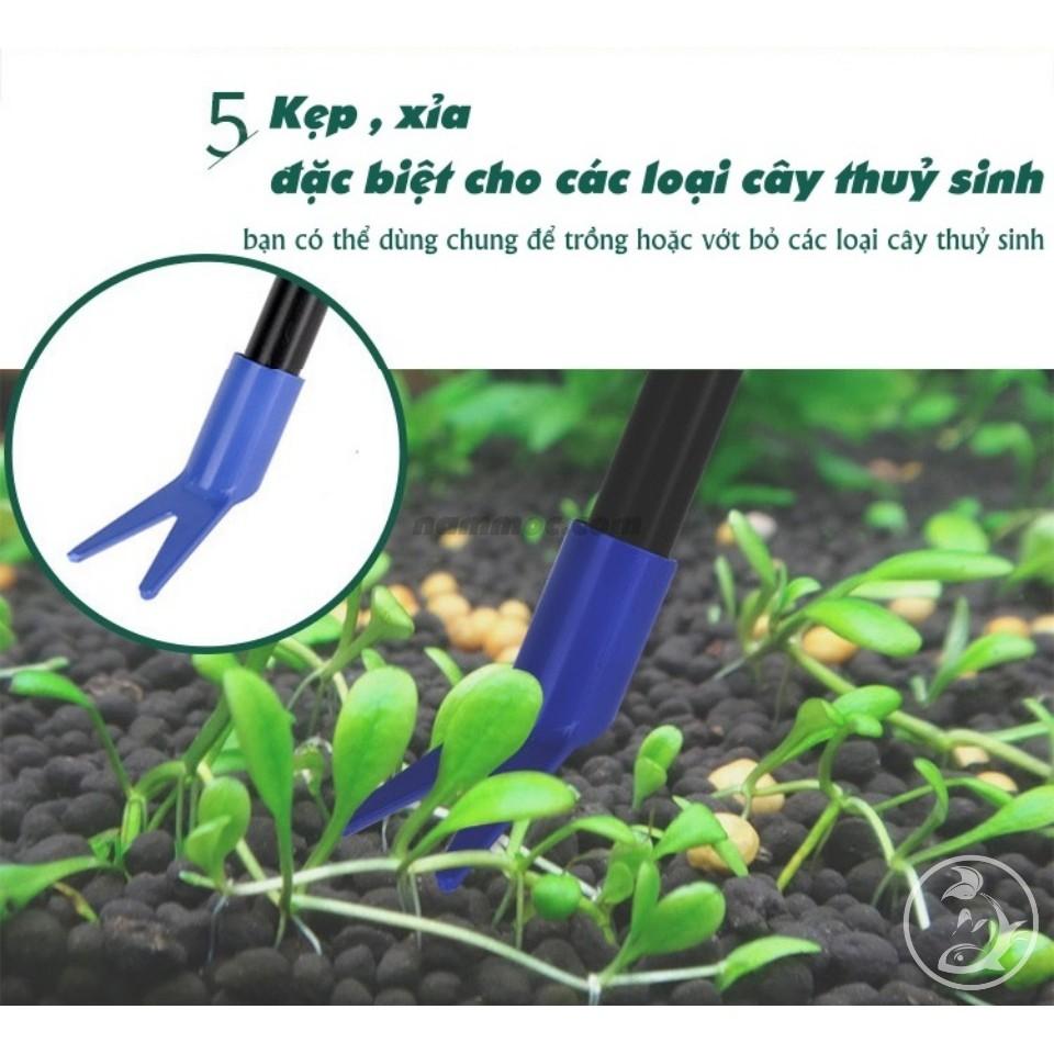 Bộ Vệ Sinh Bể Cá Đa Năng 5 trong 1 | Vợt - Vệ Sinh - Cọ - Làm Sạch Bể Cá Cảnh, Thuỷ Sinh