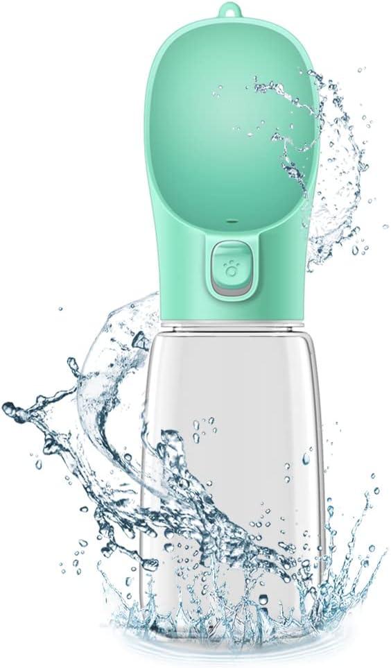 Bình Nước Di Động Cho Chó, Bình Nước Du Lịch Kháng Khuẩn Cấp Thực Phẩm 550Ml Cho Chó Và Mèo, Nước Uống Cho Thú Cưng Ngoài Trời