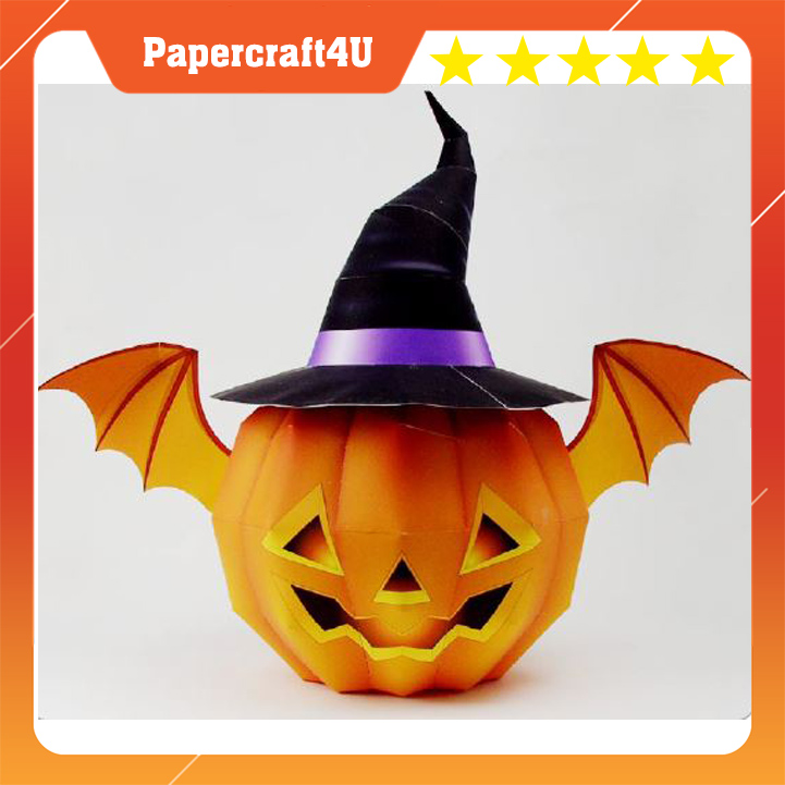 Mô hình giấy Lễ hội Halloween Bí Ma Lồng Đèn