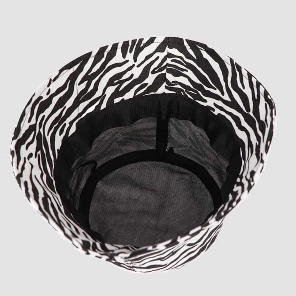 Nón Bucket Hat họa tiết Bò sữa và Ngựa vằn