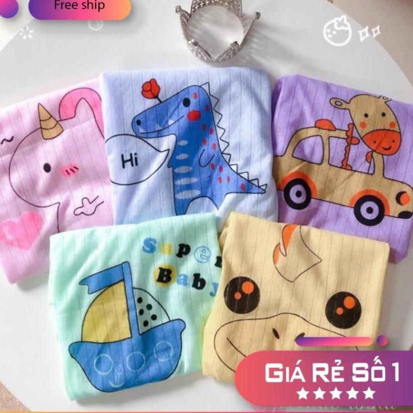 BỘ COTTON GIẤY CỘC TAY CHO BÉ 3-12 KG, GIAO MẪU NGẪU NHIÊN . .