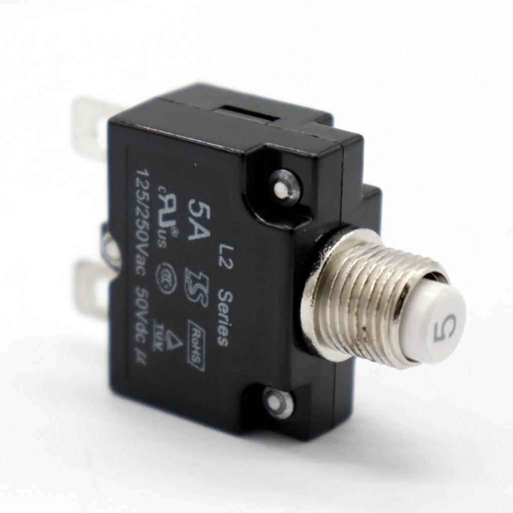 2X Circuit Breaker Overload Protector Switch Fuse Resettable AC 125V 250V