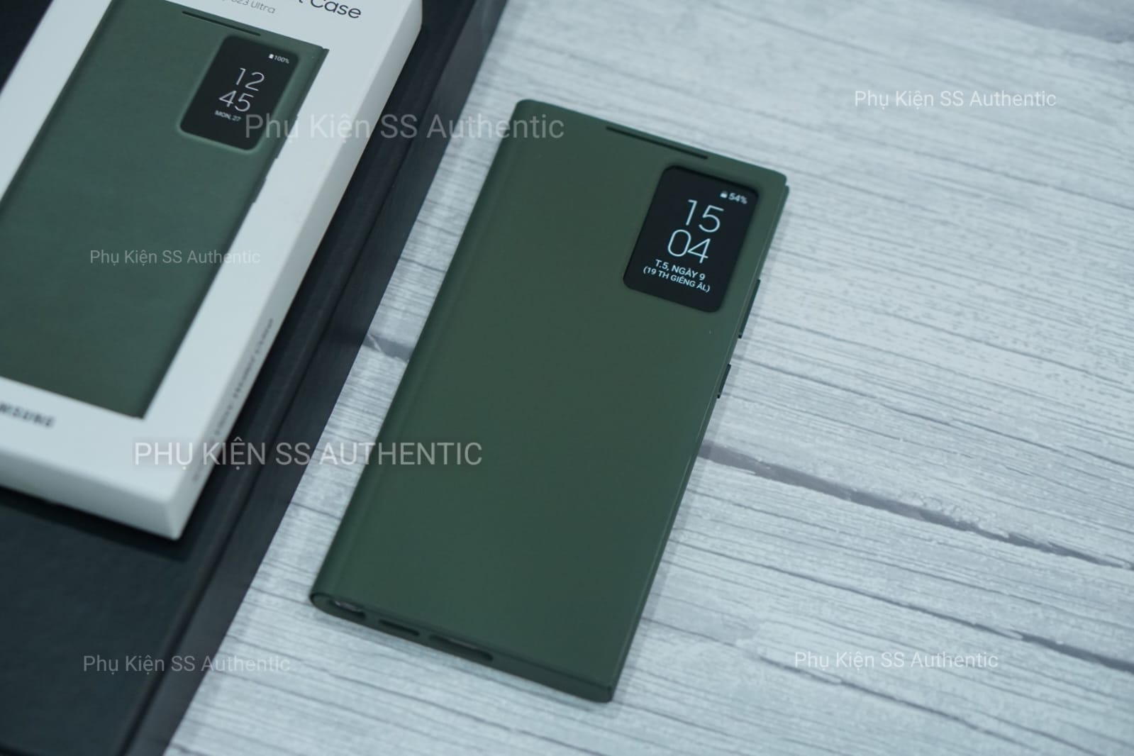 Bao da Samsung Smart View S23 Plus màu Xanh - Hàng Chính hãng