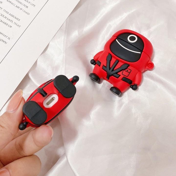 Bao Case Hình Squid Game Dành Cho  Airpods 1/ 2/ 3/ Pro Kiểu Dáng Cực Chất - Mã TZAP342