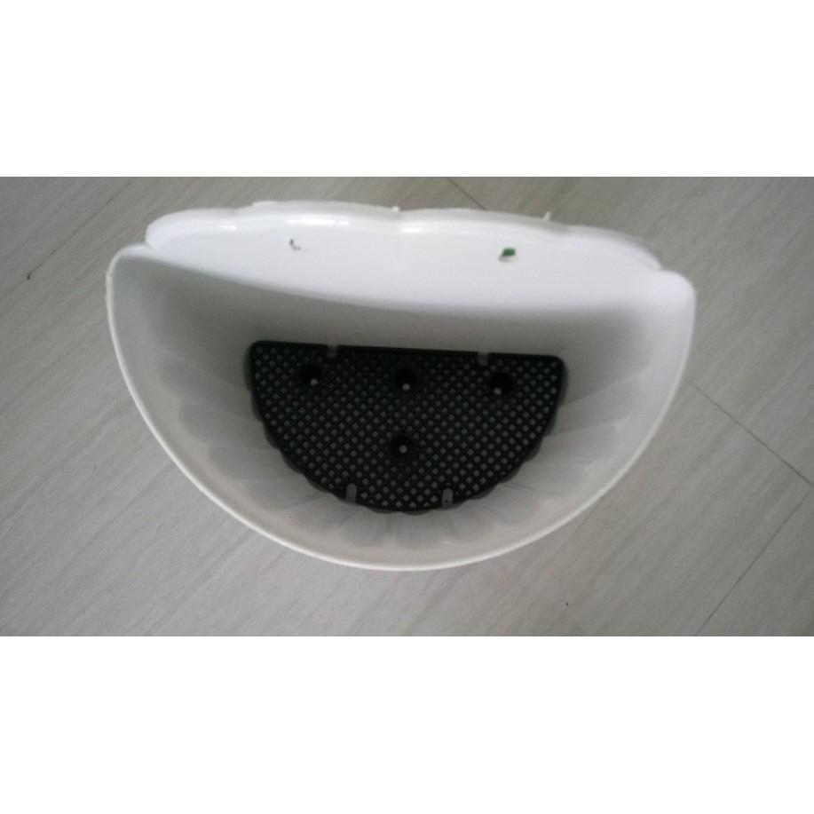 Combo 2 chậu hoa ốp tường bán nguyệt 31x17x18 - Tại HCM