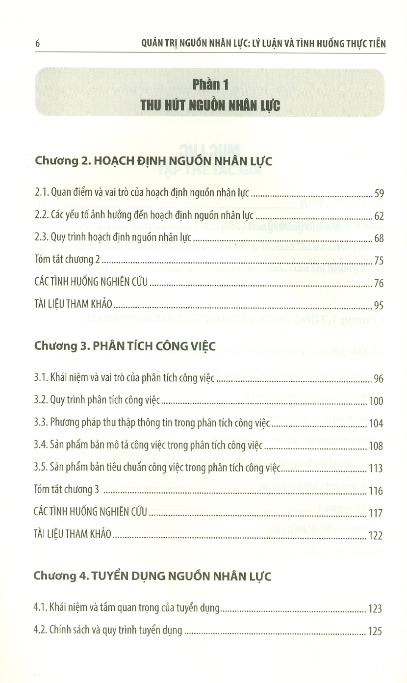 Quản Trị Nguồn Nhân Lực - Lý Luận Và Tình Huống Thực Tiễn (Sách chuyên khảo)