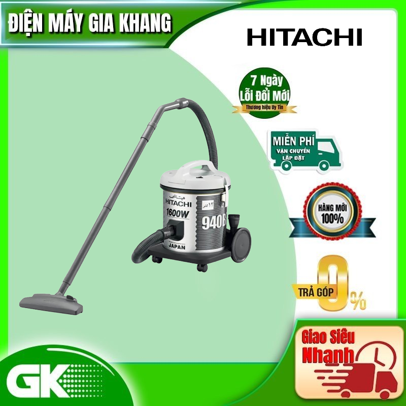Máy hút bụi Hitachi CV-940Y 1600W - Hàng chính hãng