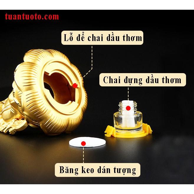Tượng phật bà mạ vàng để ô tô
