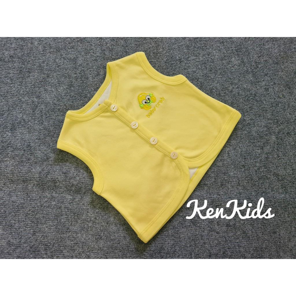 (3-19kg) 1 Áo khoác ghi lê màu, cotton 2 lớp cho bé