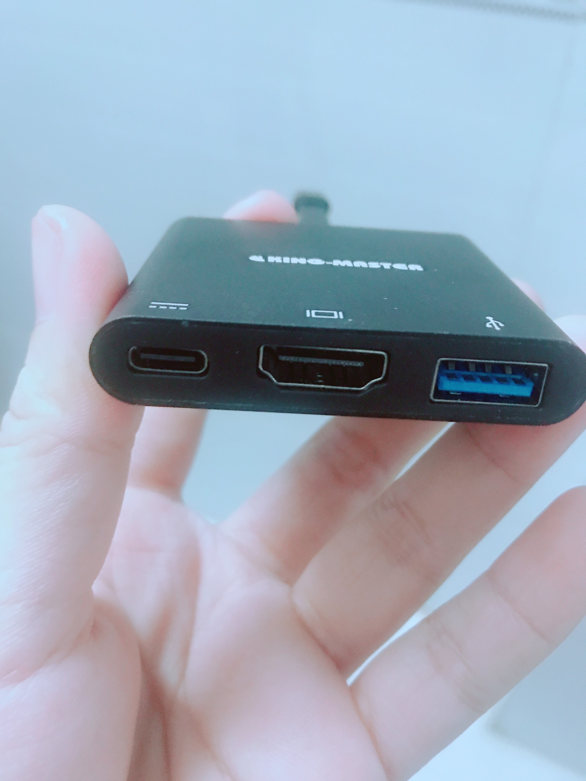 USB Hub Type C ra HDMI + USB 3.0 + PD Kingmaster KY-V125B