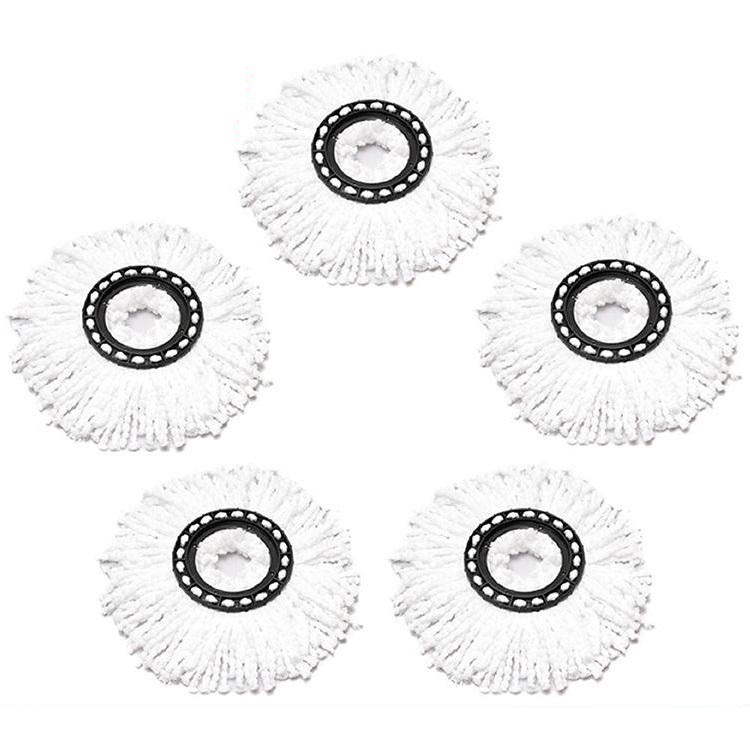 Combo 5 Bông Lau Sàn Nhà Sợi Microfiber Thấm Hút Nhanh Fujishi - Hàng Chính Hãng