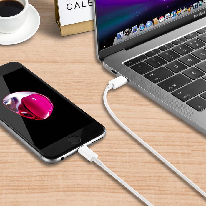 Hình ảnh Dây cáp sạc nhanh đầu USB-C to light sạc  cho iPhone / iPad dài 100cm hiệu CHOETECH S-MT009L cho iPhone / iPad (sạc nhanh 2.4A, chất liệu cao cấp, chip sạc thông minh) - Hàng chính hãng