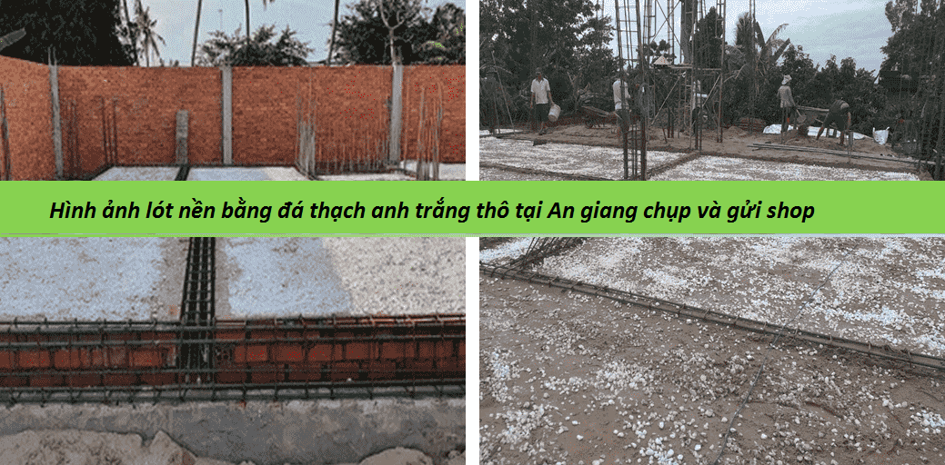 Thạch anh trắng rải nền nhà, trang trí tiểu cảnh sân vườn, chậu cây, bể cá kích thước 1-2 cm