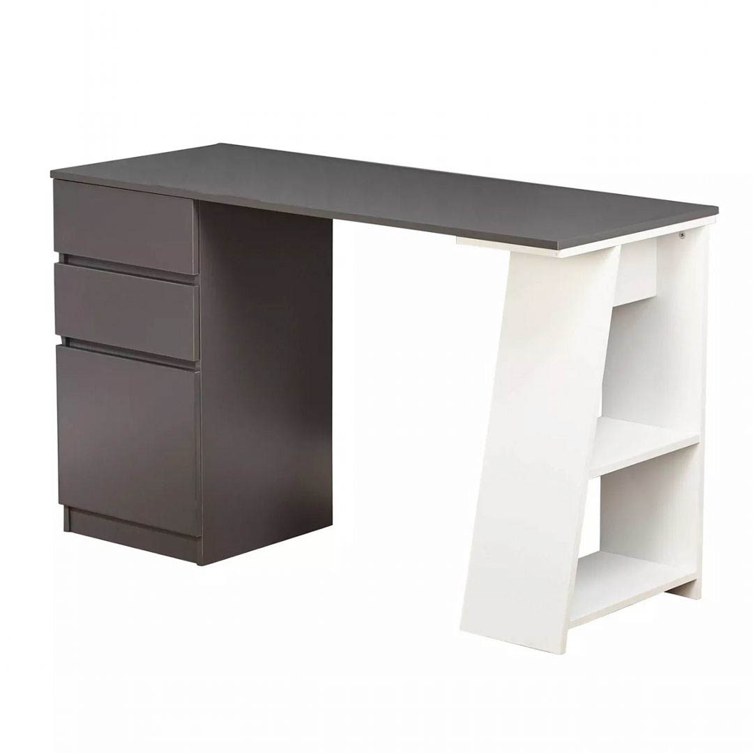 Bàn làm việc, bàn học gỗ hiện đại SMLIFE Derek | Gỗ MDF dày 17mm chống ẩm | D120xR50xC75cm