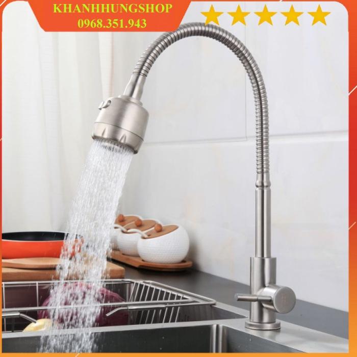 Vòi Rửa Chén Lò Xo Lạnh SUS 304