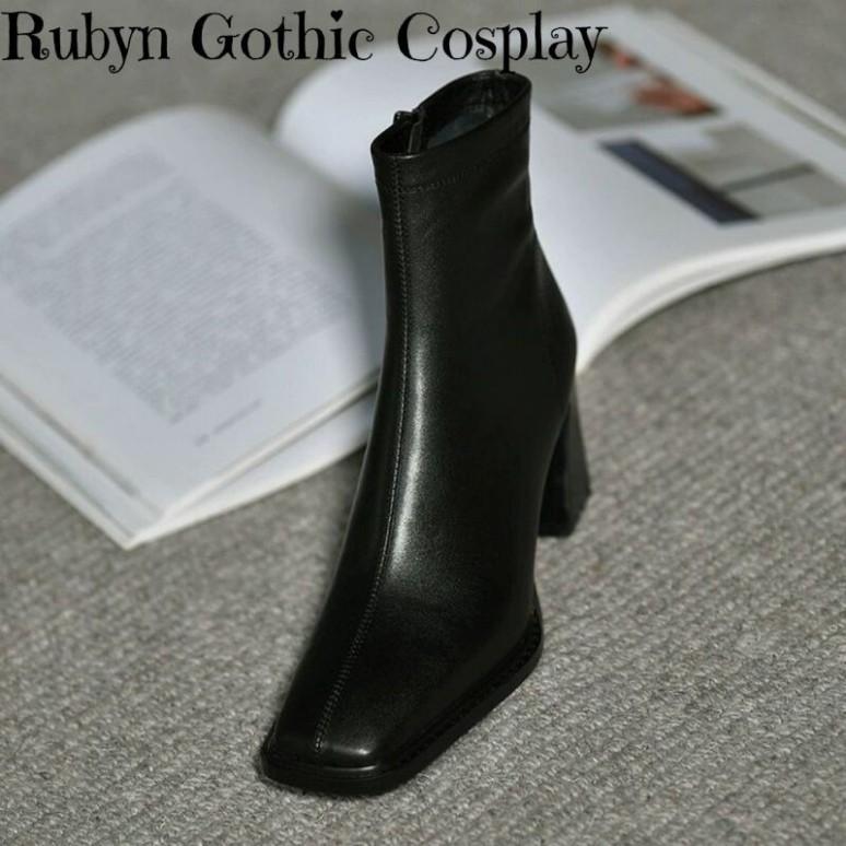 Giày Boots Cao Gót Thu Đông hot trend ( Size 34 - 39 )