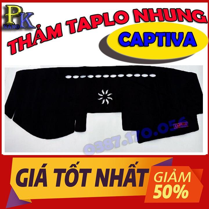 THẢM CHỐNG NÓNG TAPLO NHUNG MỊN 3 LỚP XE CHEVROLET CAPTIVA– CHUẨN FORM