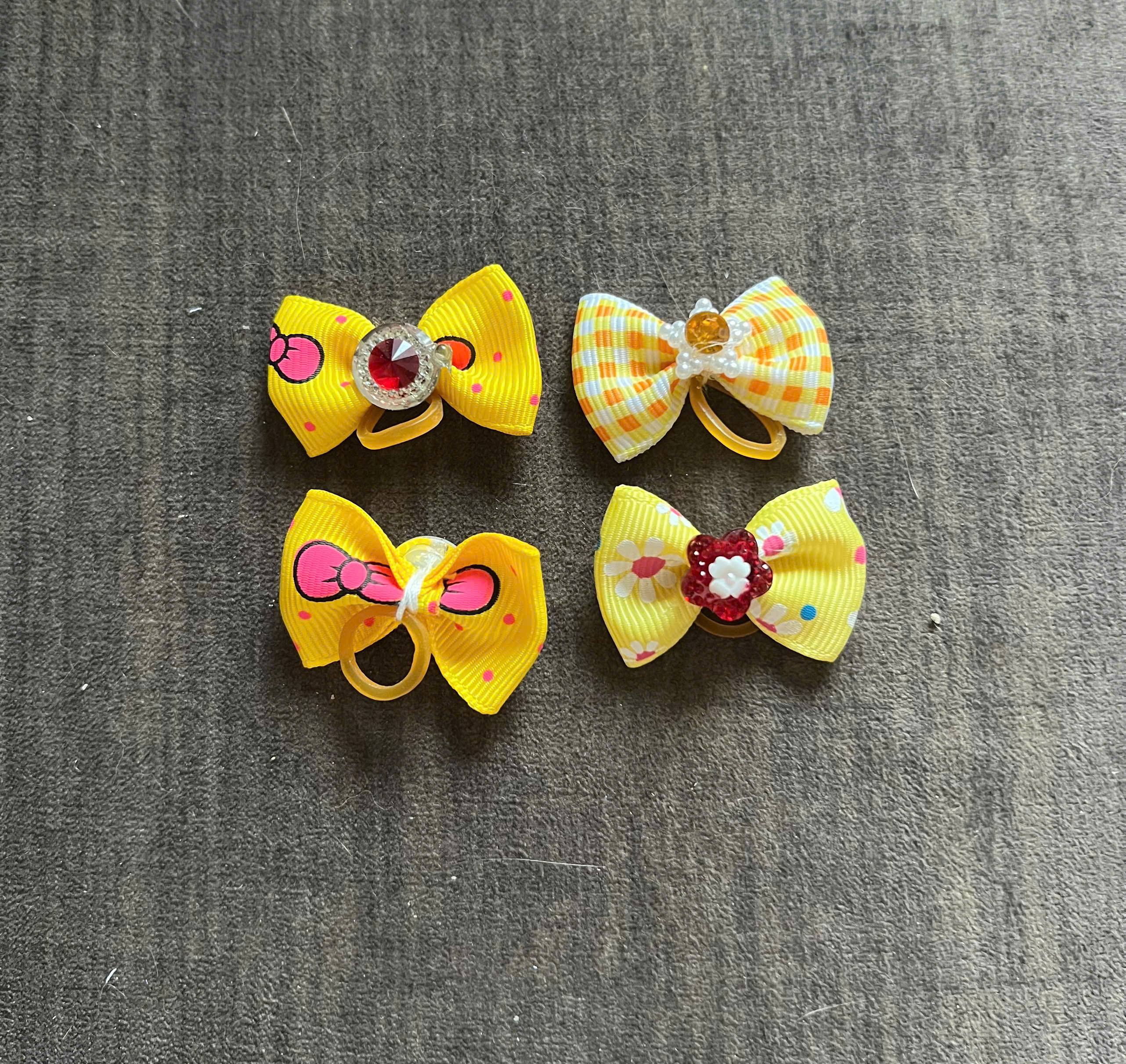 NƠ KẸP TÓC SANG TRỌNG NHIỀU MÀU DỄ THƯƠNG MÃ 17 XINH XẮN CHO THÚ CƯNG CHÓ MÈO